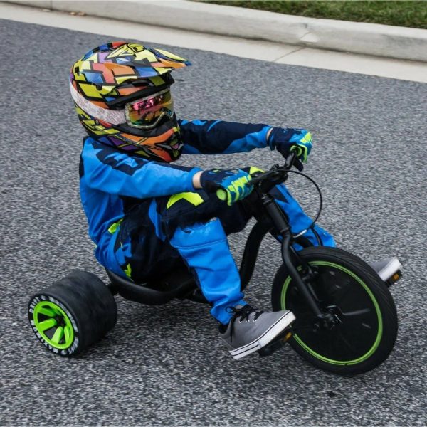 Madd Gear Adjustable Mini Drift Trike, Green/Black - MadeInUSA - Image 5