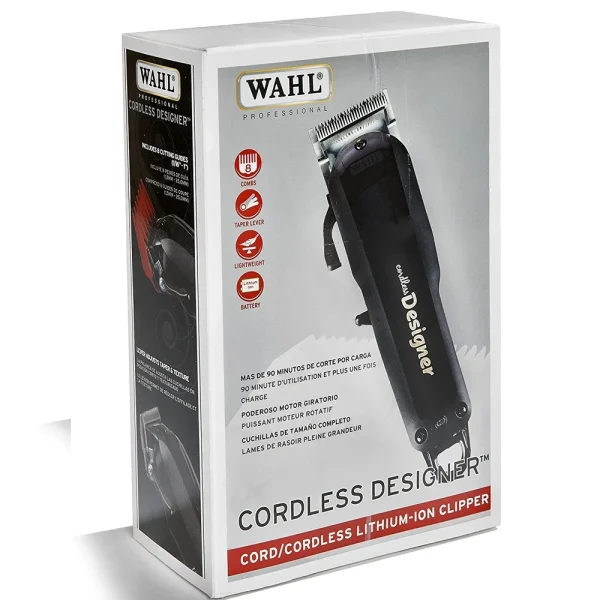 Wahl Professional 8591 Cord/Cordless Designer Lithium-Ion Clipper NEW - MadeInUSA - Image 6
