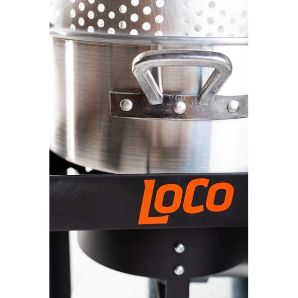 LoCo COOKERS LCFF 10Quart Deep Fryer, Silver - MadeInUSA - Image 5