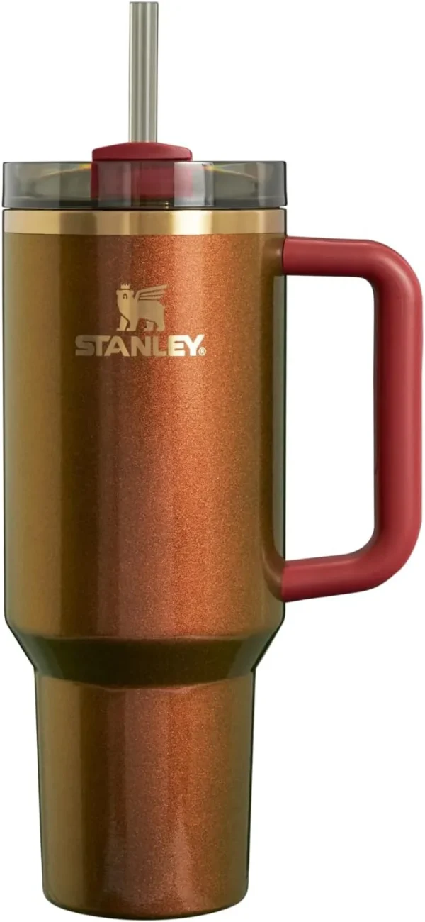 Stanley x Lainey Wilson Quencher H2.0 40 OZ Tumbler Gold Limited Edition - MadeInUSA