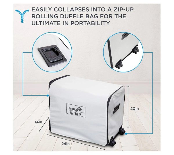 Ivation EZ-Bed Twin size, Air Mattress with Built in Pump, Deflate Defender Technology Inflatable Mattress - MadeInUSA - Image 10