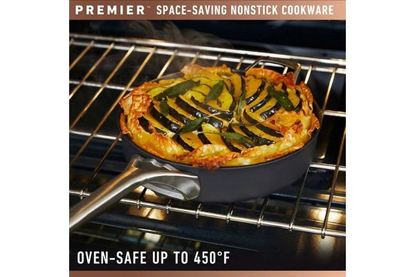 Calphalon Premier Nonstick 10 Piece Cookware Set - MadeInUSA - Image 5