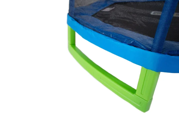 Bounce Pro 7-Foot My First Trampoline Hexagon (Ages 3-10) for Kids, Blue/Green - MadeInUSA - Image 7
