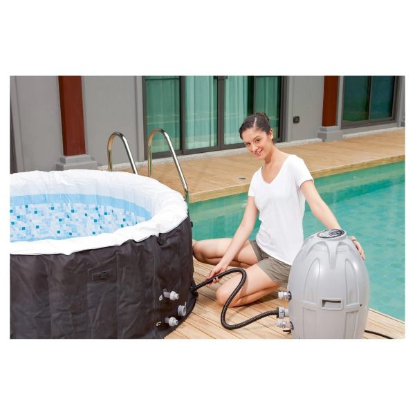 Saluspa Miami Portable Hot Tub, Black - MadeInUSA - Image 5