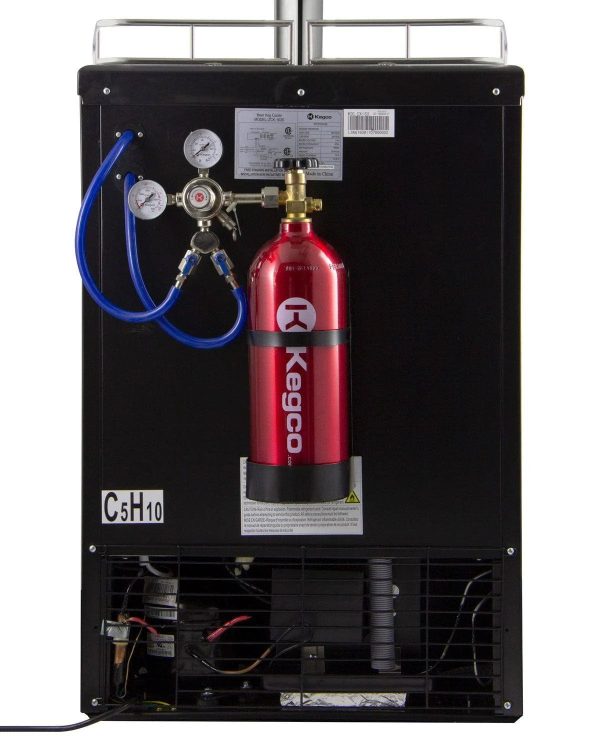 Kegco Z163S Dual Tap Stainless Steel Commercial/Residential Digital Kegerator - 24" Wide - MadeInUSA - Image 4