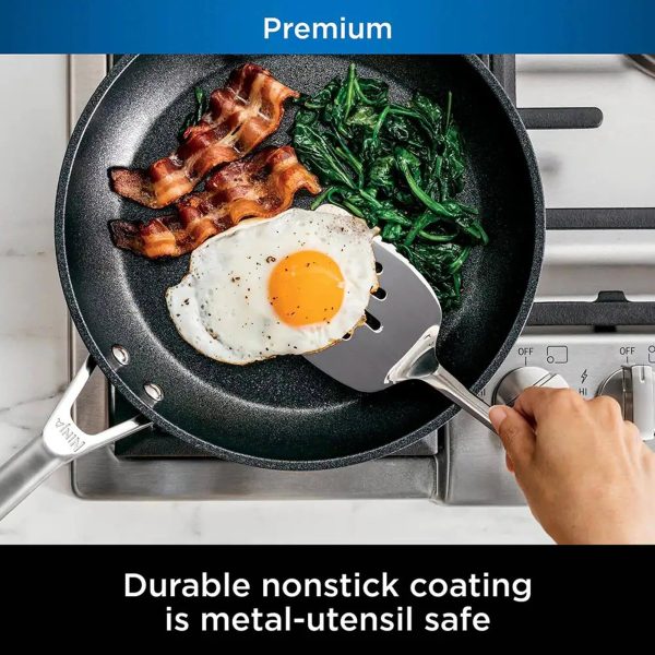 Ninja Foodi NeverStick Premium Hard-Anodized 10-Piece Cookware Set - MadeInUSA - Image 2