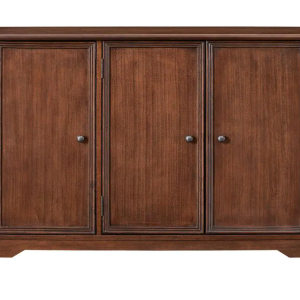 Bradstone 3 Door Walnut Storage Console - MadeInUSA