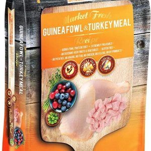 Fussie Cat Market Fresh Guinea Fowl Turkey Meal Recipe GrainFree Dry Cat Food 10 Pound Pack of 1 - MadeInUSA