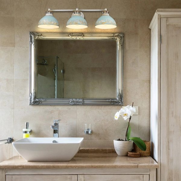 Golden Kinsley 3 Light Bath Vanity 0865 Ba3 AGV Teal (Aged Galvanized Steel) - MadeInUSA - Image 4