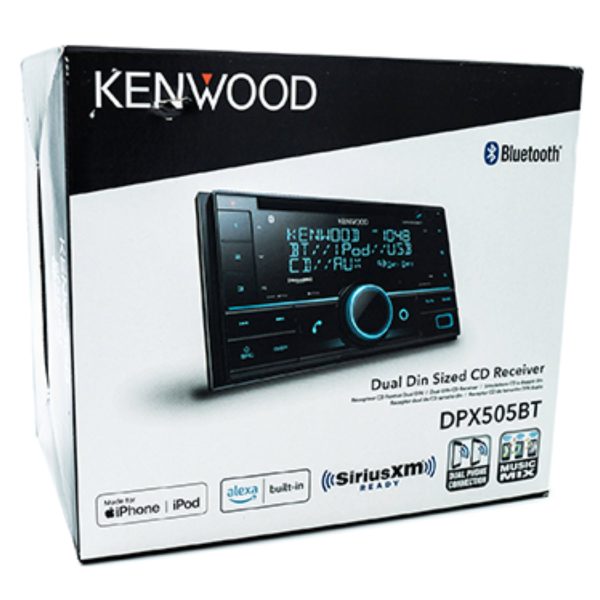 Kenwood DPX505BT Bluetooth USB Double DIN CD Receiver - MadeInUSA - Image 9