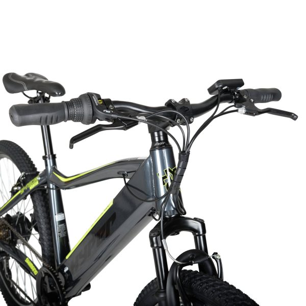 Hyper Bicycles E-Ride Electric Pedal Assist Mountain Bike, 26in, Black - MadeInUSA - Image 11