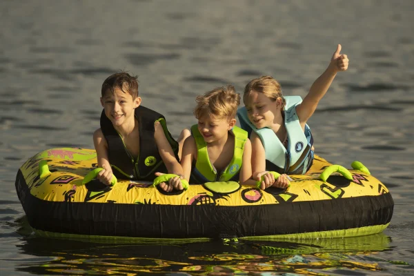 Body Glove Riverside 3-Person Yellow Waterskiing Towables - MadeInUSA - Image 6