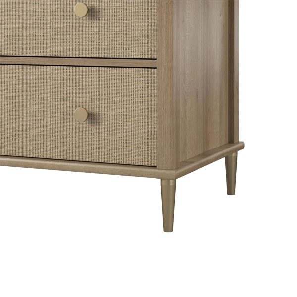 Little Seeds Shiloh Wide 6 Drawer Convertible Dresser and Changing Table - MadeInUSA - Image 6