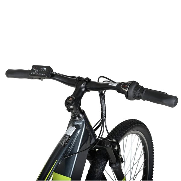 Hyper Bicycles E-Ride Electric Pedal Assist Mountain Bike, 26in, Black - MadeInUSA - Image 8
