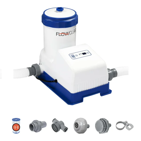 Flowclear 2000 Gal Smart Touch Wifi Above-Ground Pool Pump - MadeInUSA
