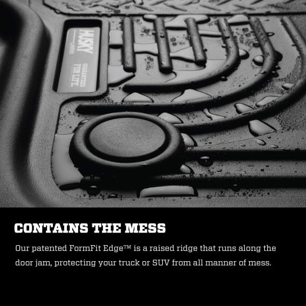 Husky Liners 98201 Combo Front & Back Weatherbeater Floor Liners, Black - MadeInUSA - Image 11