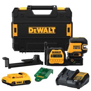 20V MAX LithiumIon Cordless Green Line 5Spot Laser Kit 2.0 Ah - MadeInUSA