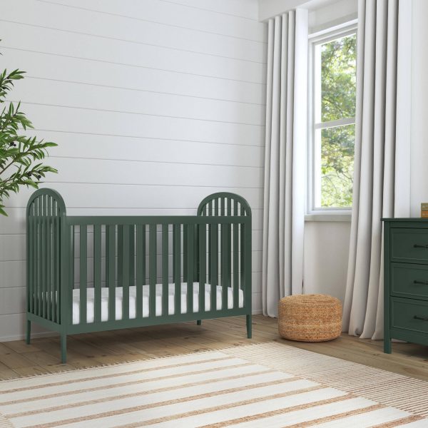 DaVinci Beau 3-in-1 Convertible Crib - Forest Green - MadeInUSA - Image 10