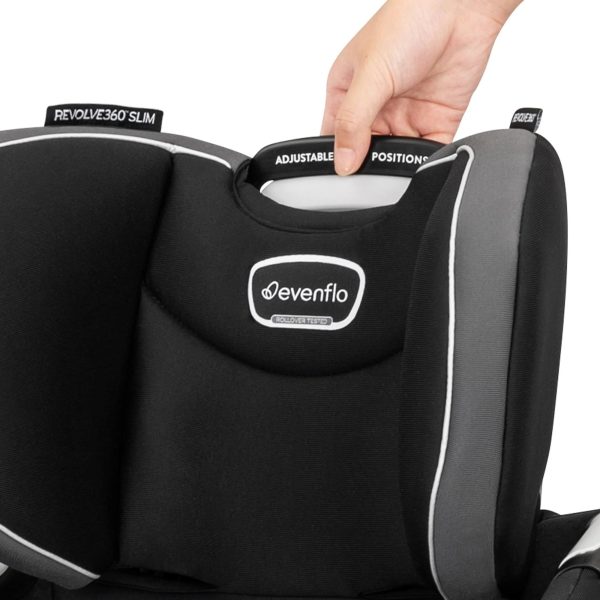 Evenflo Revolve360 Slim 2-in-1 Rotational Car Seat - Canton - MadeInUSA - Image 8