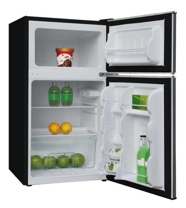 Frigidaire, 3.1 CU FT. Capacity 2 Door Compact Refrigerator with Chrome Trim , EFR391, Platinum - MadeInUSA - Image 2