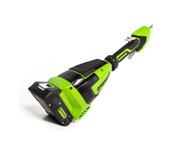 Greenworks PS24B210 24Volt 8in Cordless Electric Pole Saw 2 Ah Battery Charger Included - MadeInUSA - Image 7