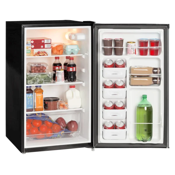 Arctic King 4.4 Cu ft One-Door No Freezer Mini Fridge, Black Stainless Steel Look E-Star, ARM44A5ASL - MadeInUSA - Image 2
