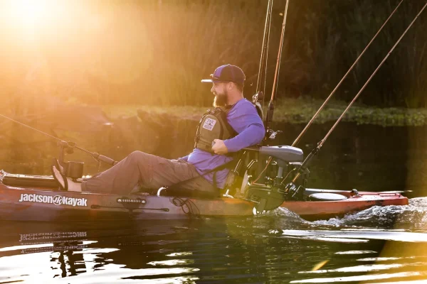 Newport Vessels Kayak Series 36 Lb. Thrust Saltwater Transom Mounted Electric Kayak Trolling Motor with 24 In. Shaft - MadeInUSA - Image 5