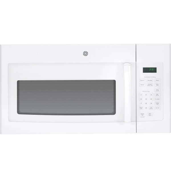 GE JVM3160 1000W Built-In Microwave Hood Combo - 1.6 cu ft - White - MadeInUSA