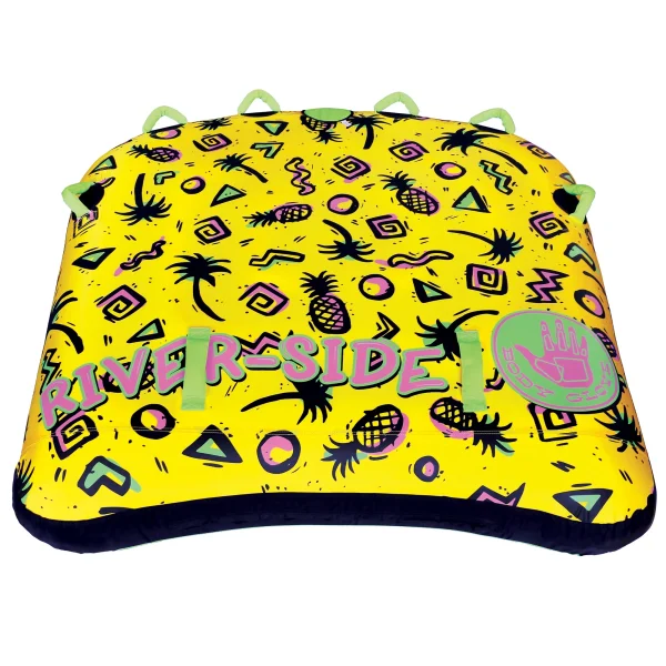 Body Glove Riverside 3-Person Yellow Waterskiing Towables - MadeInUSA