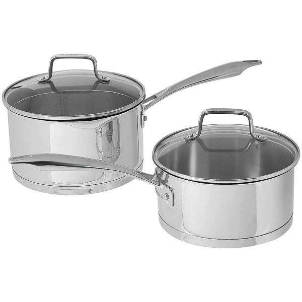 Cuisinart 11-Piece Professional Cookware Set, Stainless Steel - MadeInUSA - Image 8