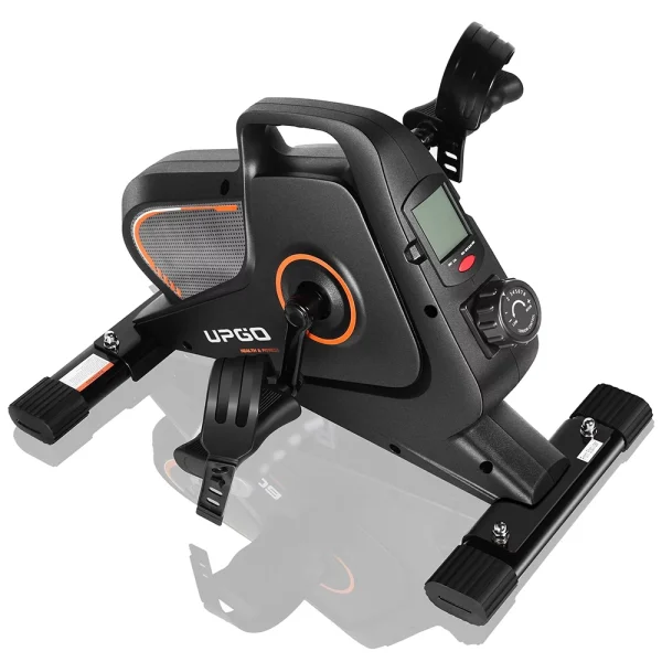 UPGO Magnetic Under Desk Bike Pedal Exerciser - Portable Mini Trainer Bikes Desk Cycle, Leg Exerciser for Physical Therapy & Desk Exercise with LCD Display and 350lbs Capacity - MadeInUSA - Image 2