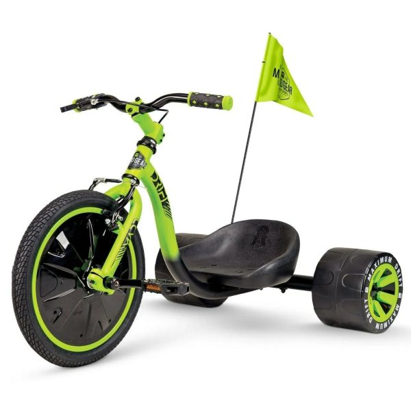 Madd Gear Adjustable Mini Drift Trike, Green/Black - MadeInUSA - Image 3