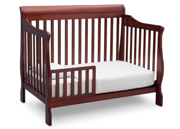 Delta Children Canton 4- in-1 Convertible Crib Grey - MadeInUSA - Image 3