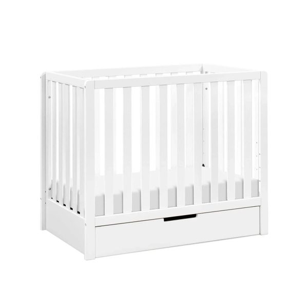 Carter's by DaVinci Colby 4-in-1 Convertible Mini Crib with Trundle - Washed Natural - MadeInUSA - Image 4