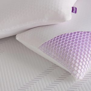 Purple Harmony Pillow, (26" x 17" x 6.5") - MadeInUSA