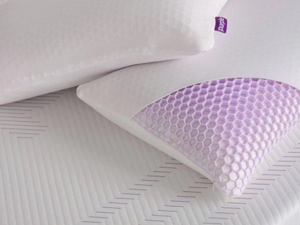 Purple Harmony Pillow, (26" x 17" x 6.5") - MadeInUSA