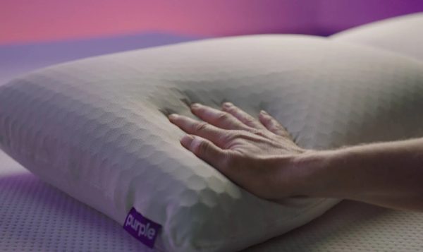 Purple Harmony Pillow, (26" x 17" x 6.5") - MadeInUSA - Image 4