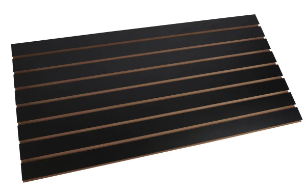 SSWBasics 4 ft x 2 ft Horizontal Black Slatwall Panels - Pack of 2 - MadeInUSA - Image 3