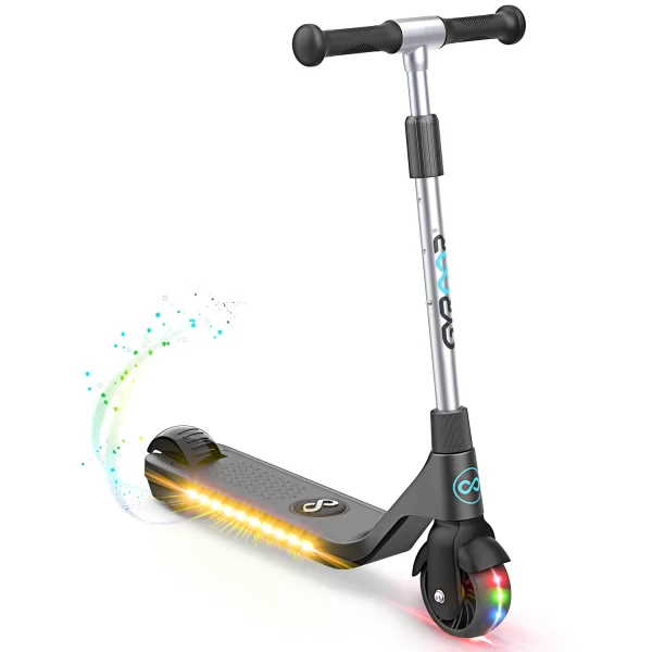Kistp Electric Scooter for Kid's Age 6-12, up to 6.2 Mph, up to 110 Lbs., Adjustable Handlebar - MadeInUSA