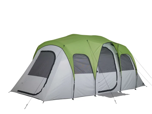 Ozark Trail 8 Person, Clip & Camp Family Tent, 16 ft. x 8 ft. x 78 in., 23.81 lbs. - MadeInUSA