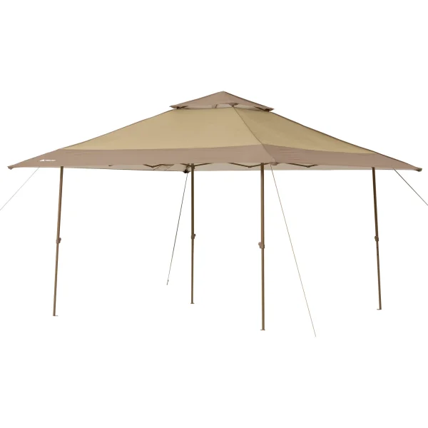 Ozark Trail 13' x 13' Beige Instant Outdoor Canopy with UV Protection - MadeInUSA