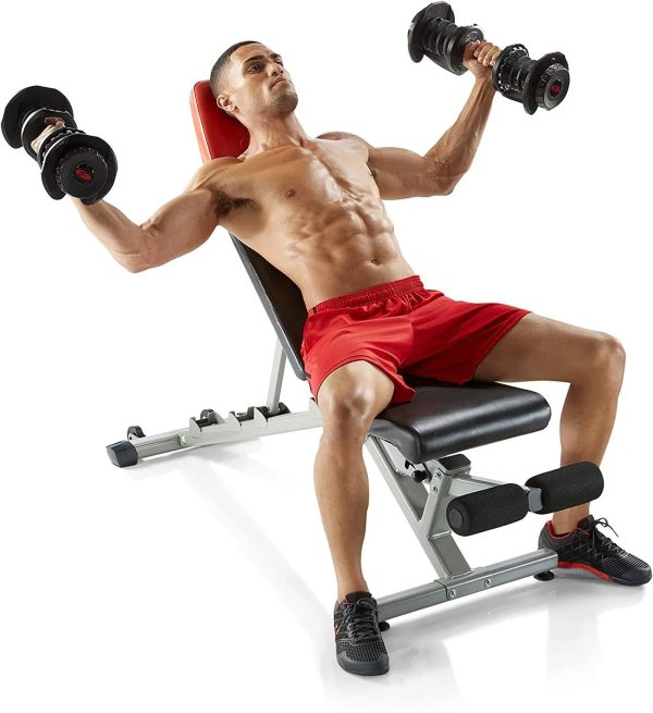 Bowflex SelectTech 1090 Workout Exercise Dumbbells w/ Adjustable Weight (2 Pack) - MadeInUSA - Image 5