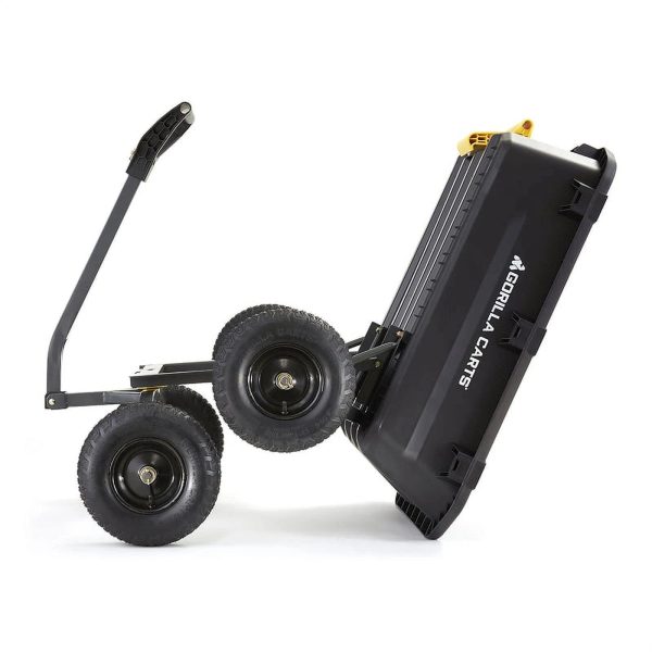 Gorilla Carts 7-cu ft Poly Yard Cart | GCG-7 - MadeInUSA - Image 9