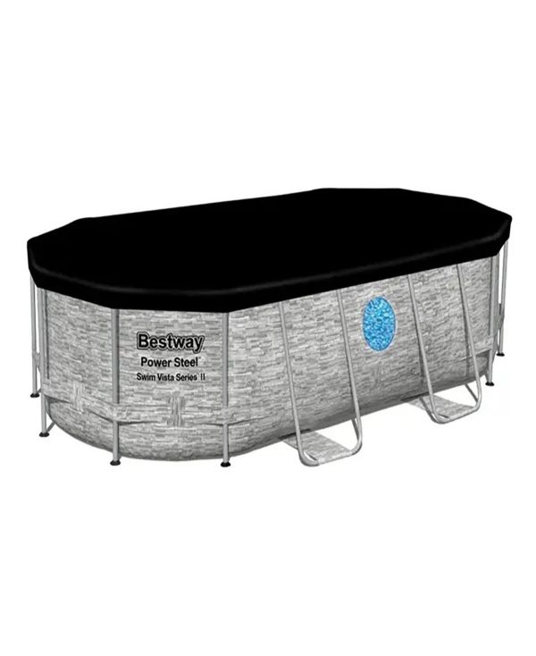 Bestway Power Steel Swim Vista 14' x 8'2" x 39.5" Above Ground Pool Set - MadeInUSA - Image 3
