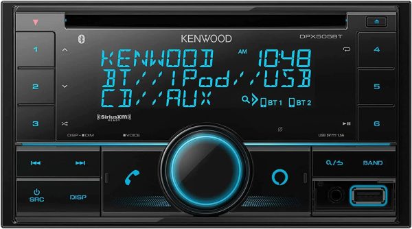 Kenwood Excelon DPX505BT Dual DIN CD Receiver with Bluetooth and SiriusXM Tuner - MadeInUSA - Image 4