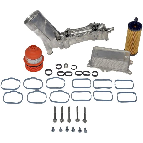 Dorman 926-959 - Upgraded Aluminum Engine Oil Filter Housing with Oil Cooler and Filter - MadeInUSA