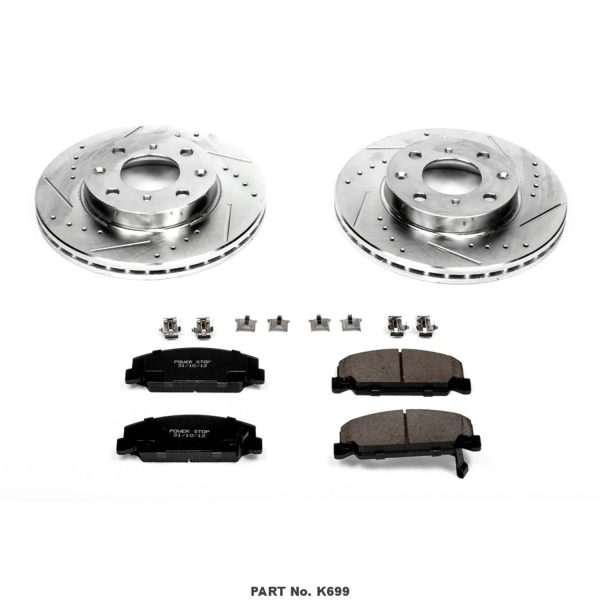 Power Stop K699 - Front Z23 Evolution Sport Brake Kit - MadeInUSA - Image 8