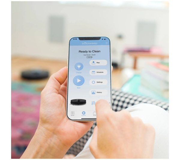 bObsweep Dustin Wi-Fi Connected Self-Emptying Robot Vacuum and Mop - MadeInUSA - Image 9