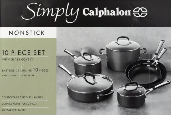 Calphalon Simply 10 Piece Set, Nonstick - MadeInUSA - Image 10