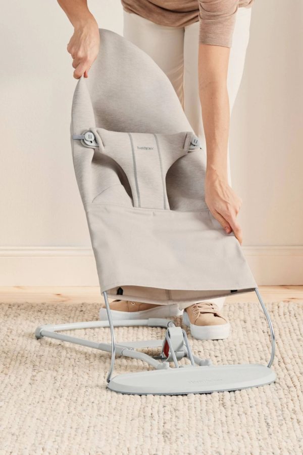 Bouncer Bliss - Light Beige / 3D Jersey / Light Gray - MadeInUSA - Image 7